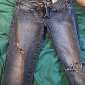 Hollister size 11R boot skinny jeans